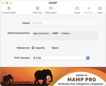 Für Contao ist Apache als Webserver gut geeignet.