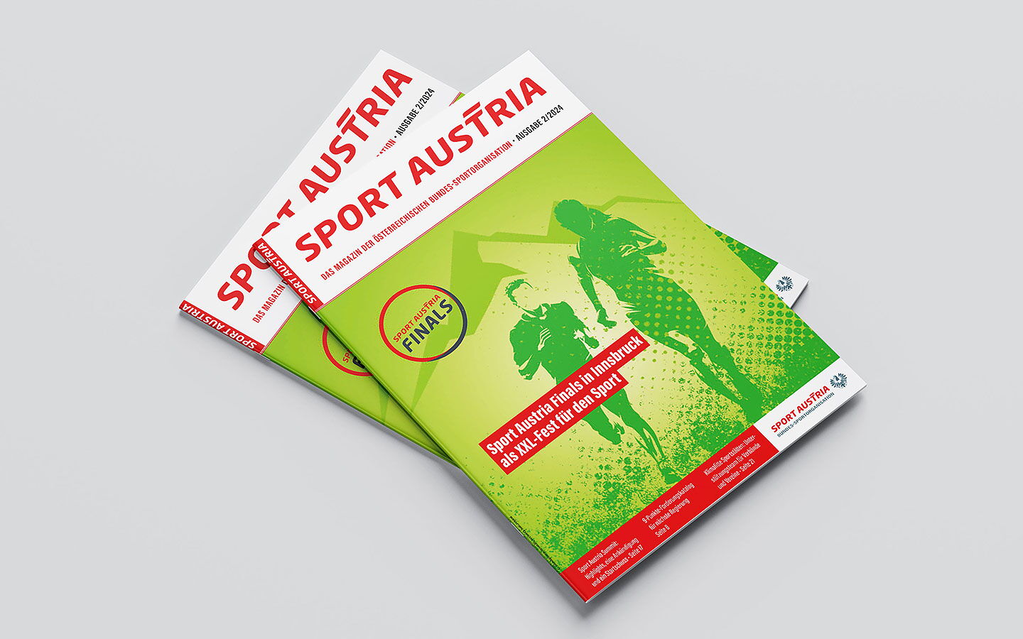 Der Zeitungskopf ist in jeder Position lesbar.