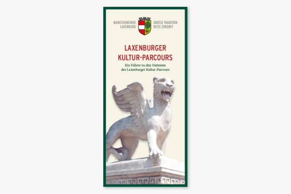 Titelseite der Begleitbroschüre für den Laxenburger Kultur-Parcours