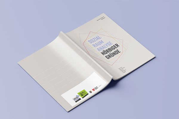 Editorial Design: Umschlag der Sozialraumanalyse