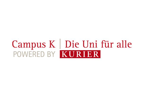 Logo für den Campus K, ein Weiterbildungsprojekt der Tageszeitung Kurier.