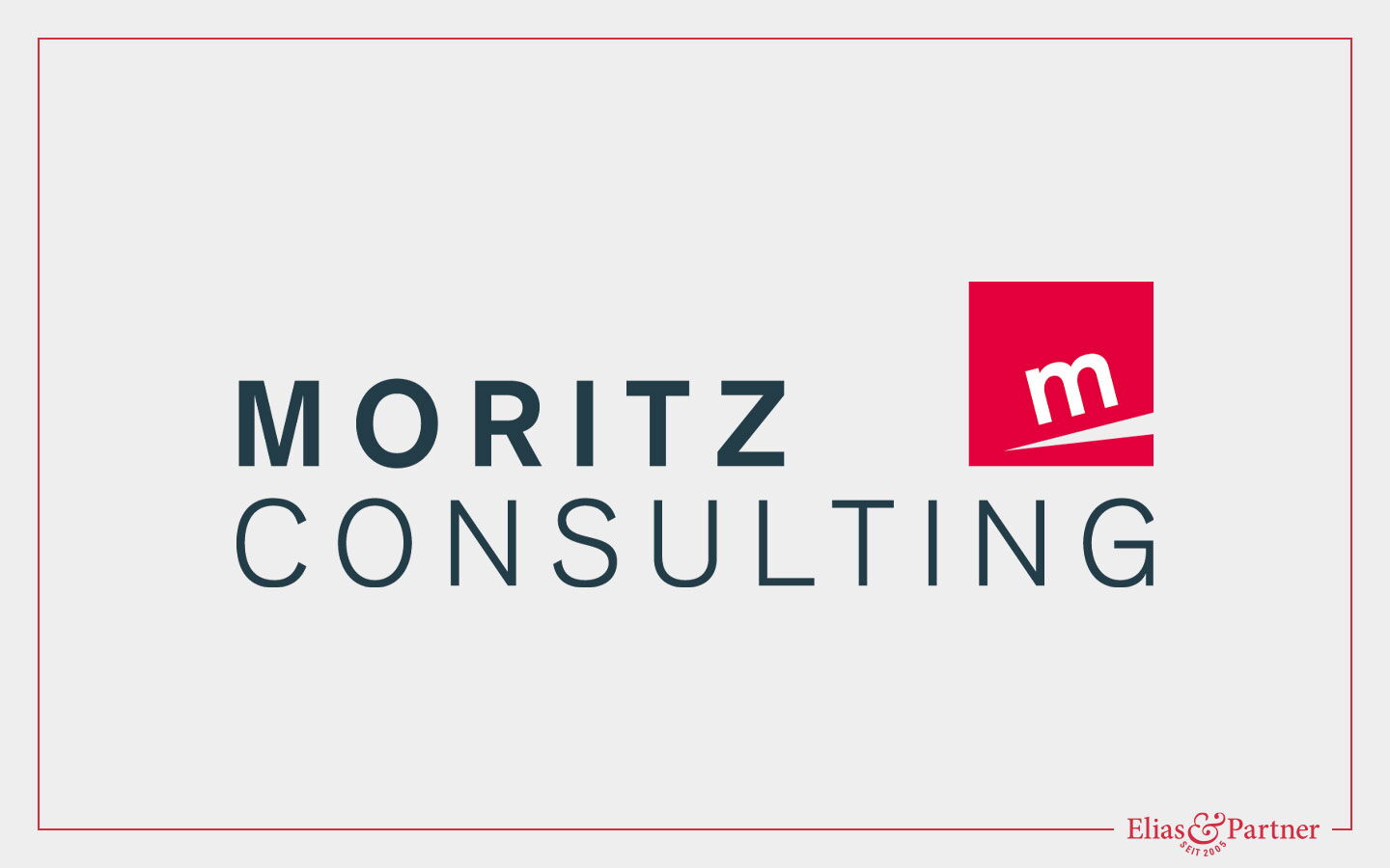 Zeitlose Gestaltung: Das Logo des Start-Up von Gerald Moritz